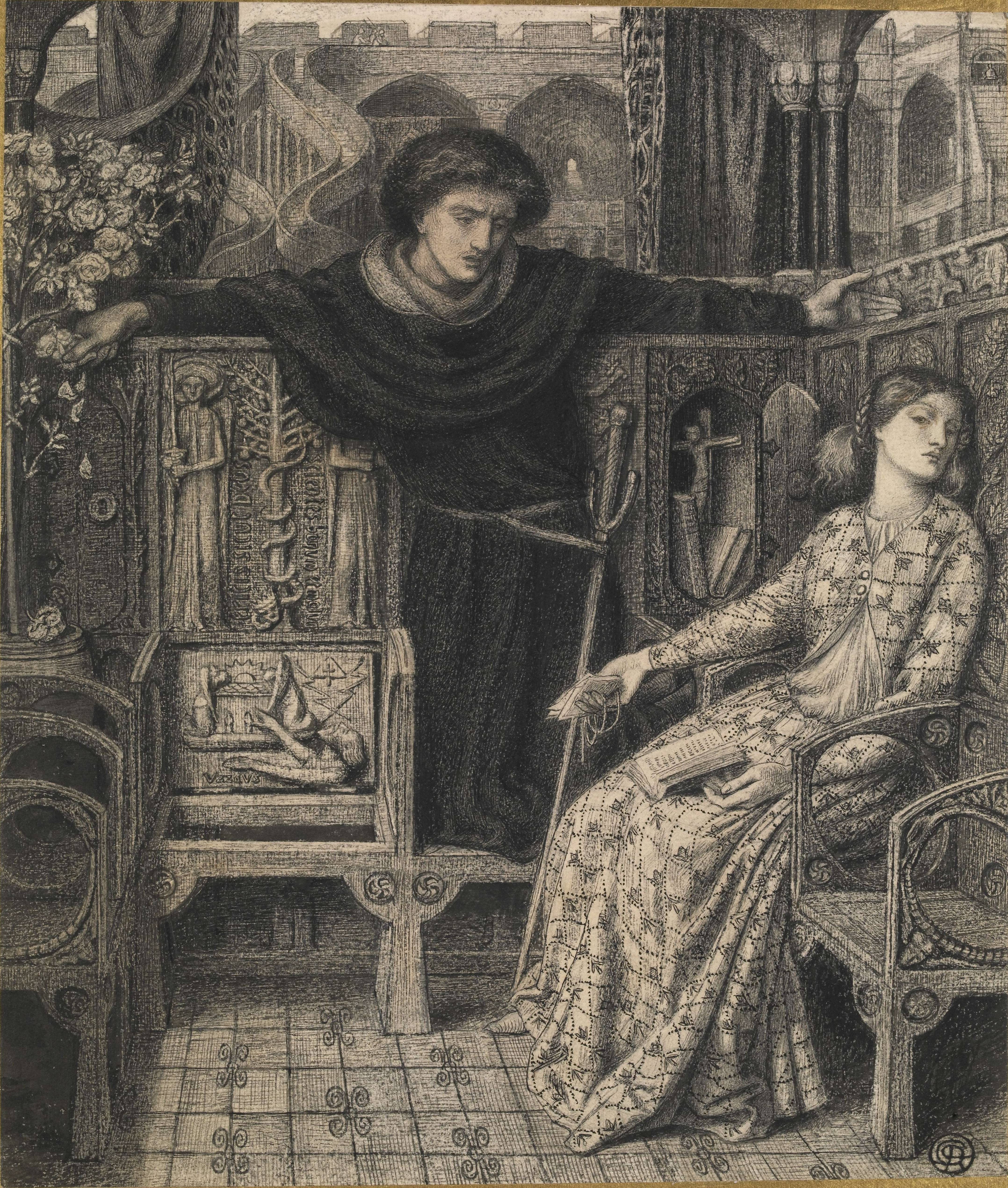 Dante Gabriel Rossetti (1858)
