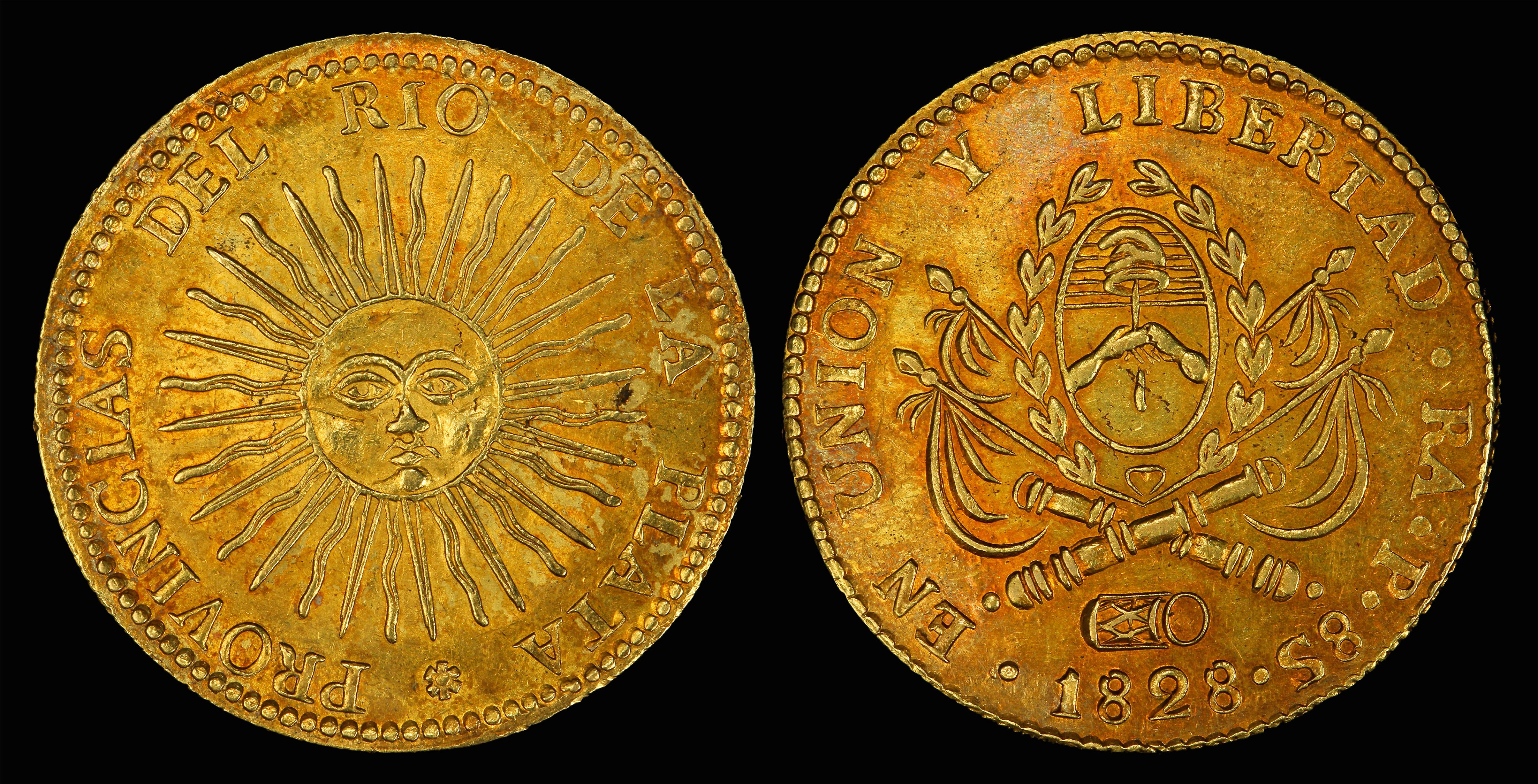 United Provinces of the River Plate (coin), National Numismatic Collection (image) (1828)